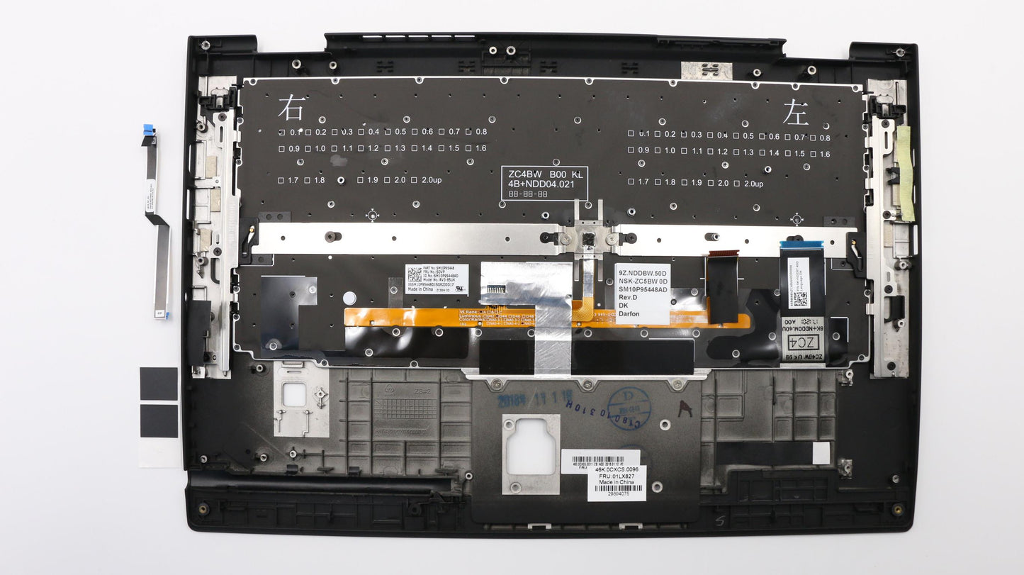 Lenovo 01LX827 Assembly Ccoverbkkbd Dkcbldfnz