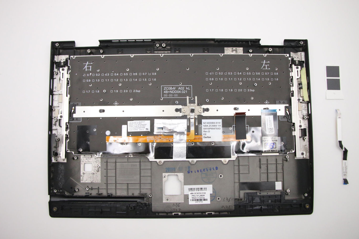 Lenovo 01LX829 Assembly Ccoverbkkbd Eecbldfnz