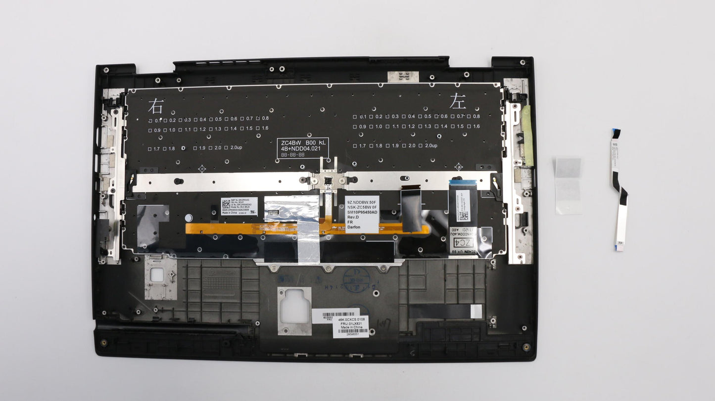 Lenovo 01LX831 Assembly Ccoverbkkbd Frcbldfnz