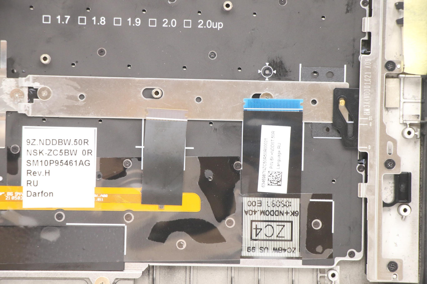 Lenovo 01LX846 Assembly Ccoverbkkbd Rucbldfnz