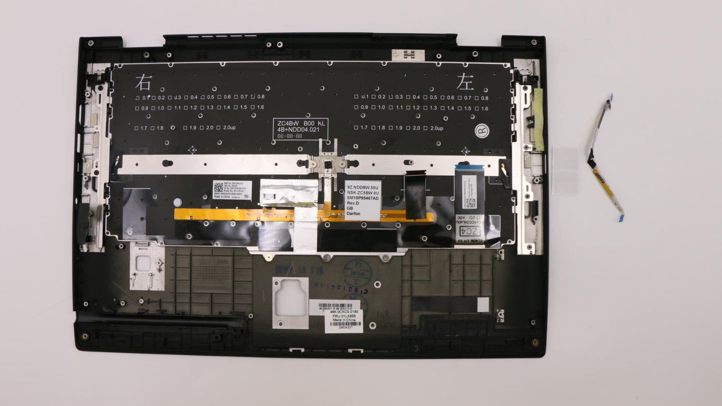 Lenovo 01LX855 Assembly Ccoverbkkbd Gbcbldfnz