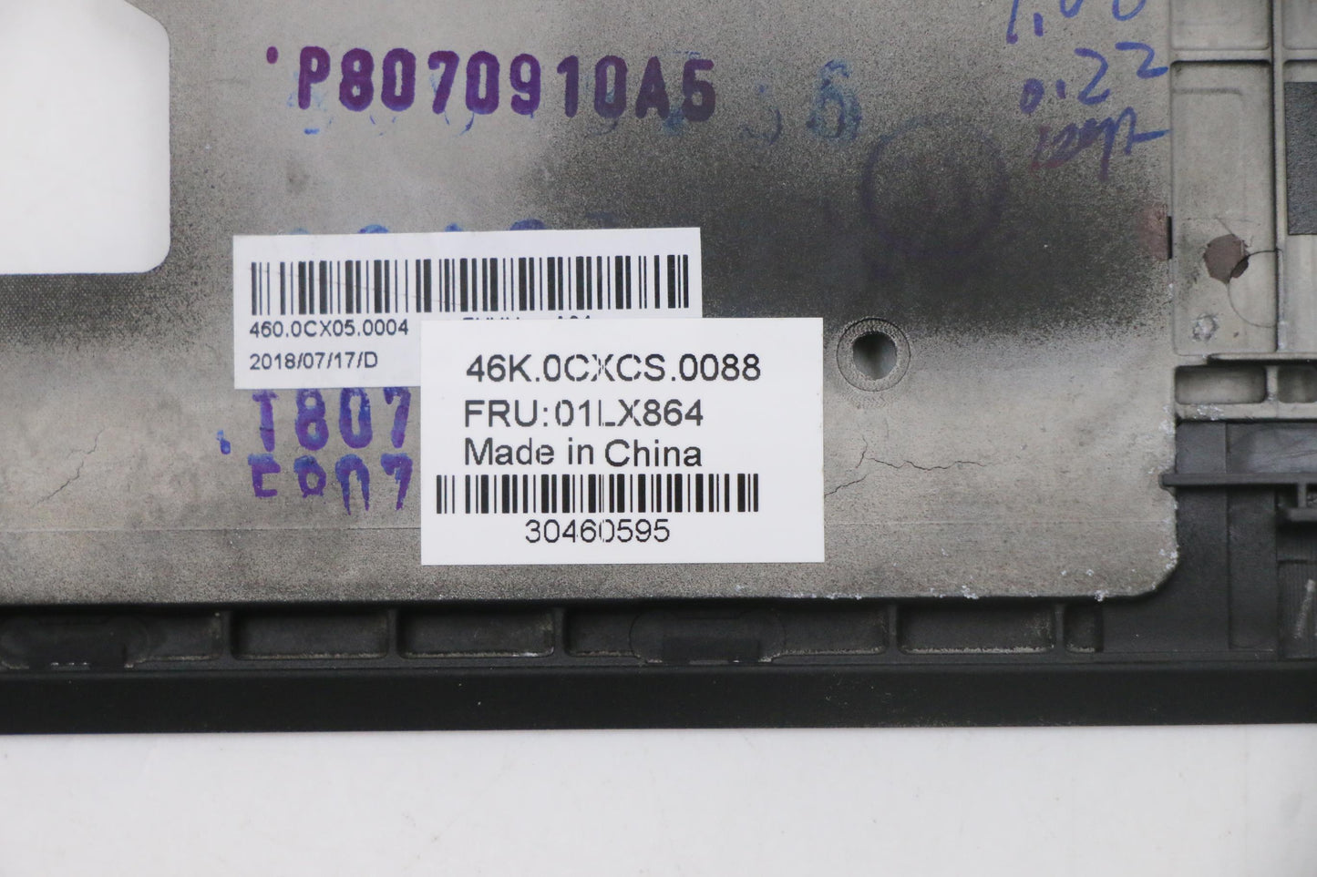 Lenovo 01LX864 Assembly Ccoverbkkbd Bgcblchyf