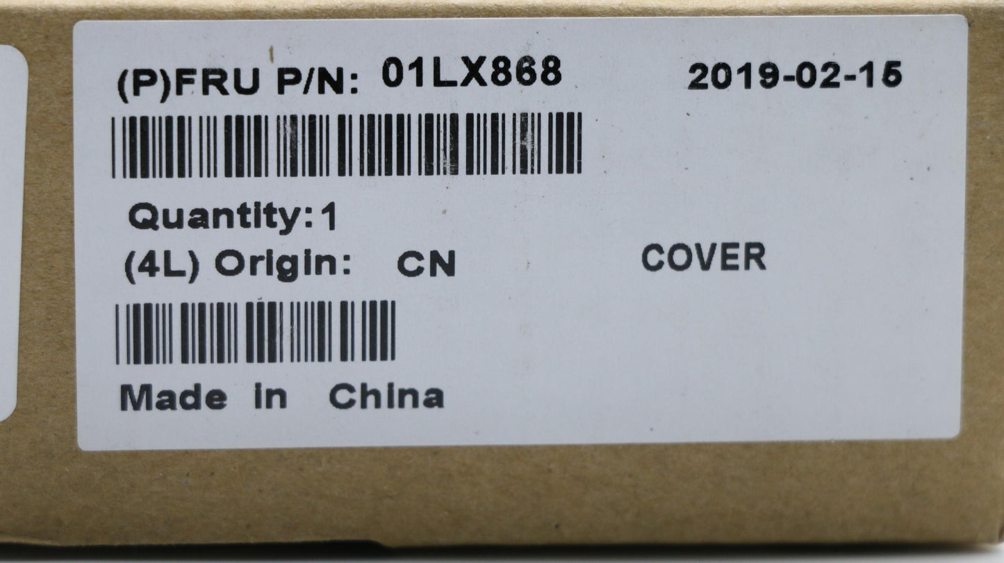 Lenovo 01LX868 Assembly Ccoverbkkbd Uscblchyf