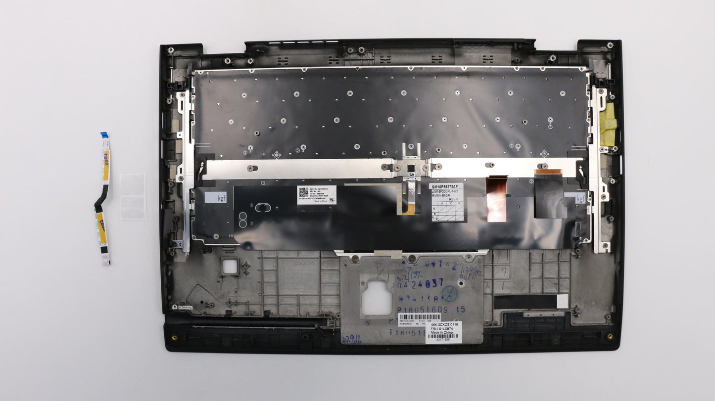 Lenovo 01LX874 Assembly Ccoverbkkbd Grcblchyf