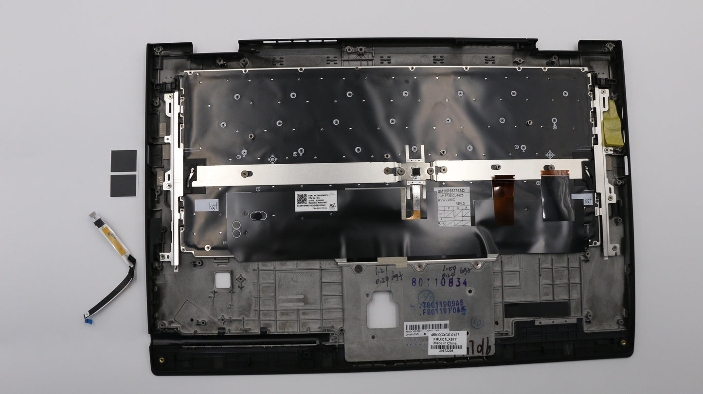 Lenovo 01LX877 Assembly Ccoverbkkbd Iscblchyf