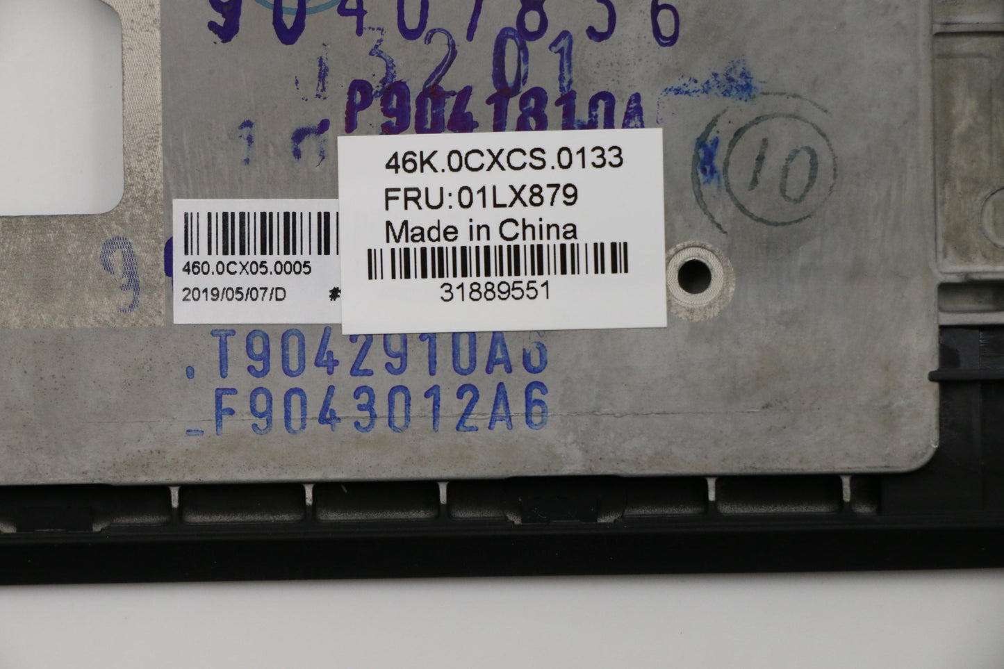 Lenovo 01LX879 Assembly Ccoverbkkbd Itcblchyf