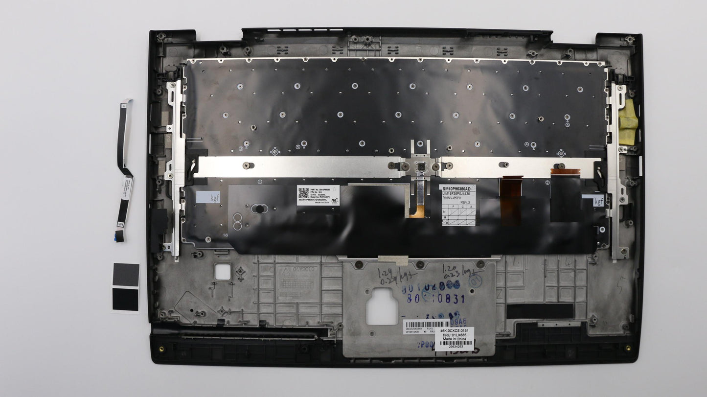 Lenovo 01LX885 Assembly Ccoverbkkbd Ptcblchyf