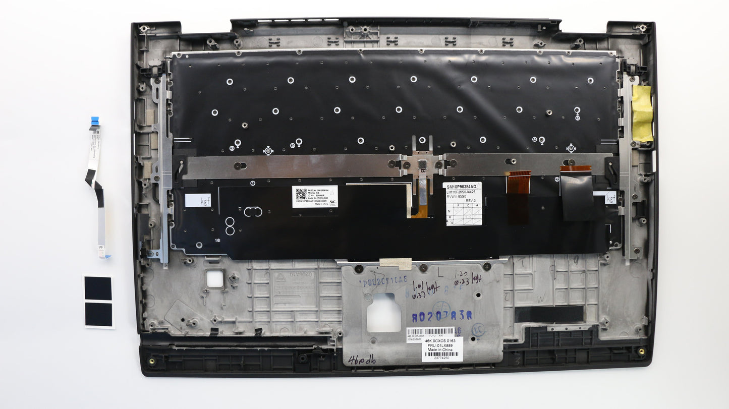 Lenovo 01LX889 Assembly Ccoverbkkbd Secblchyf