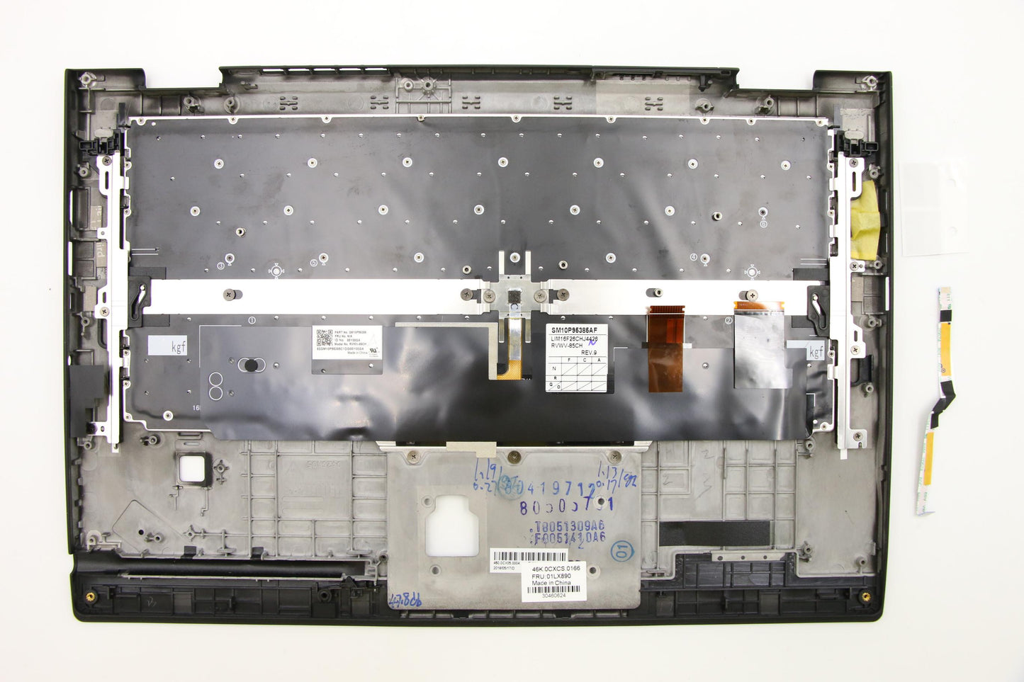 Lenovo 01LX890 Assembly Ccoverbkkbd Chcblchyf