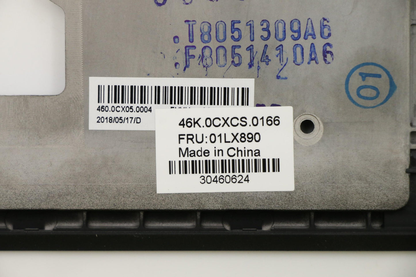 Lenovo 01LX890 Assembly Ccoverbkkbd Chcblchyf