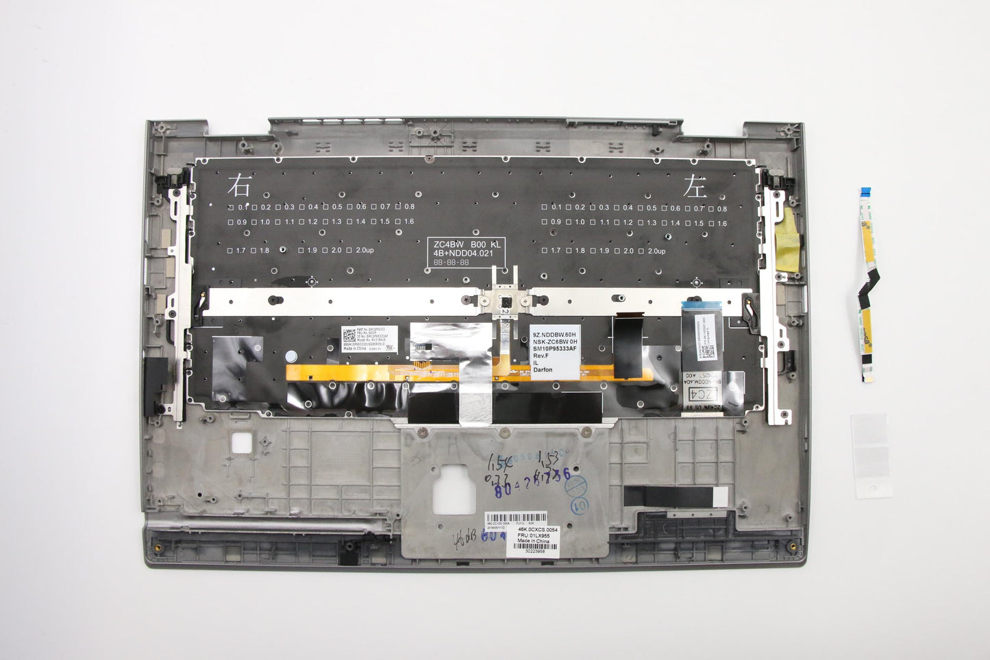 Lenovo 01LX955 Assembly Ccoverslvkbd Ilcbldfn