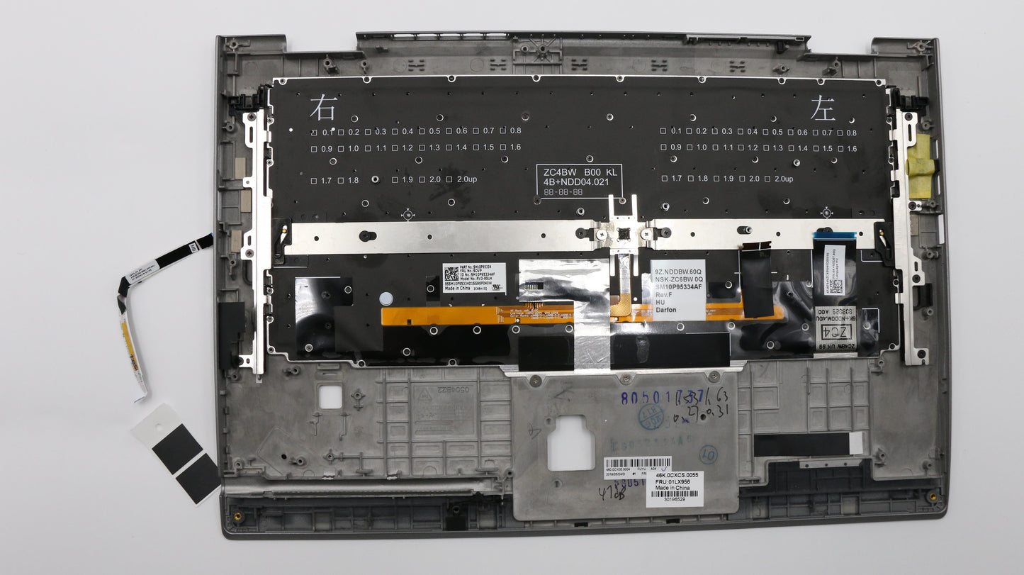 Lenovo 01LX956 Assembly Ccoverslvkbd Hucbldfn