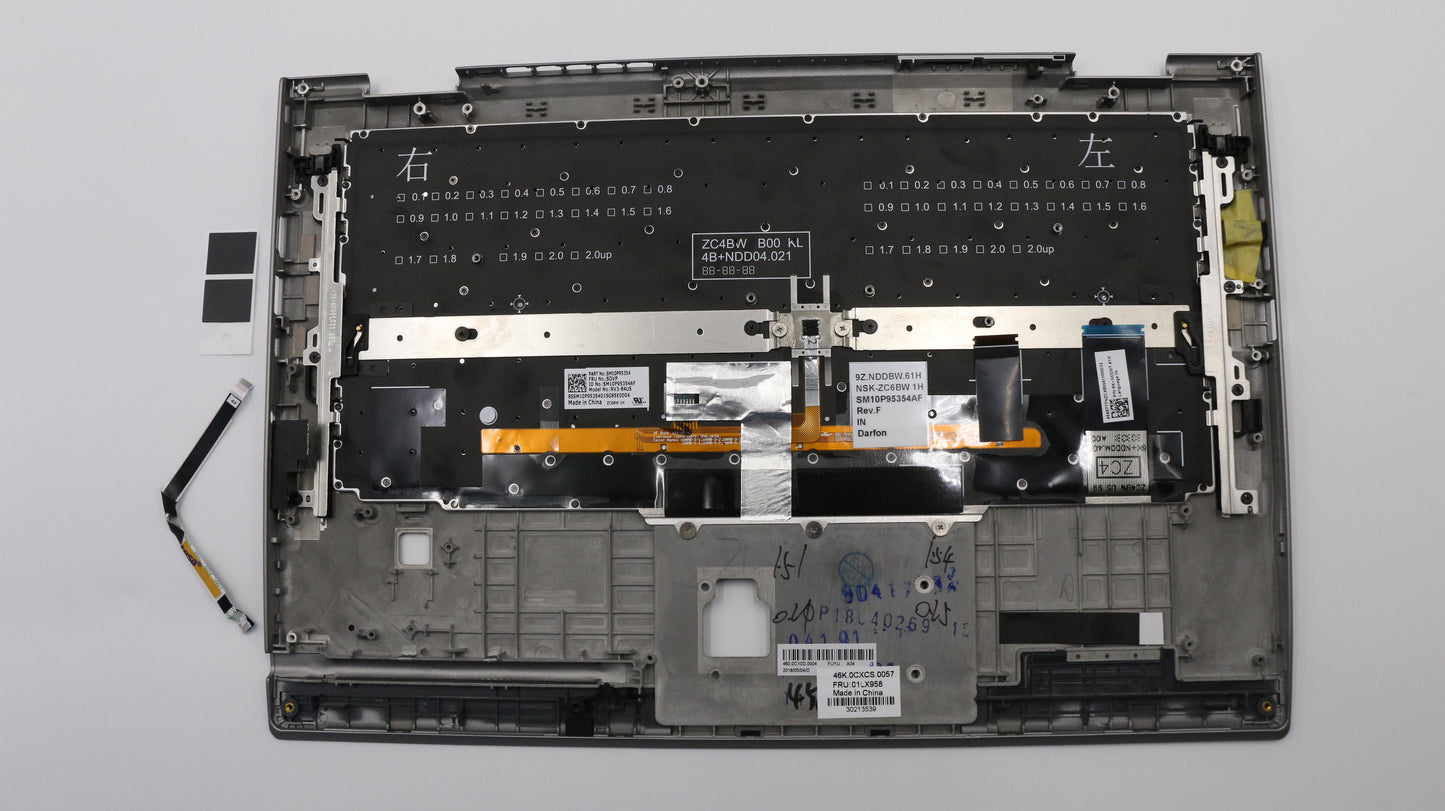 Lenovo 01LX958 Assembly Ccoverslvkbd Incbldfn