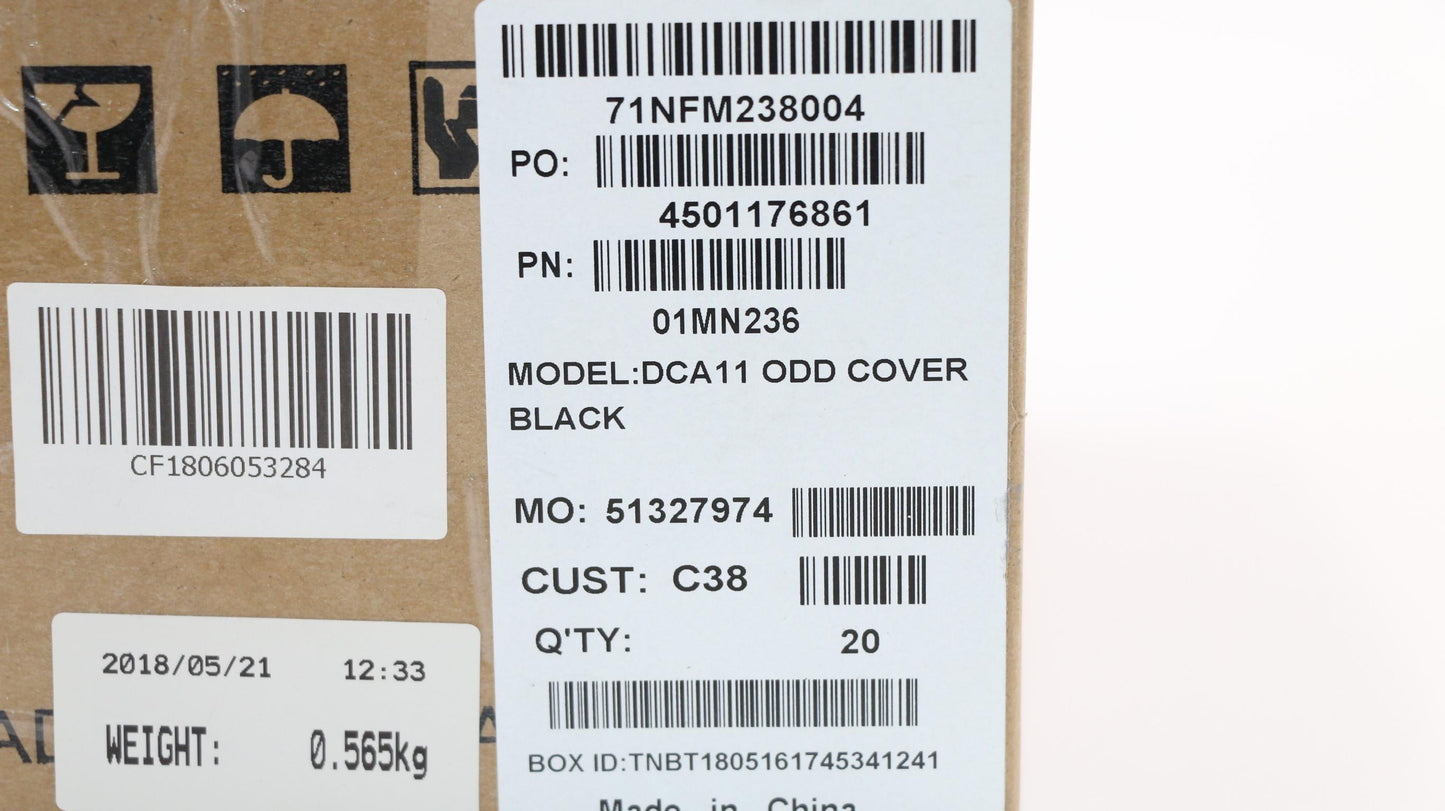 Lenovo Odd Cover Black - 01MN236