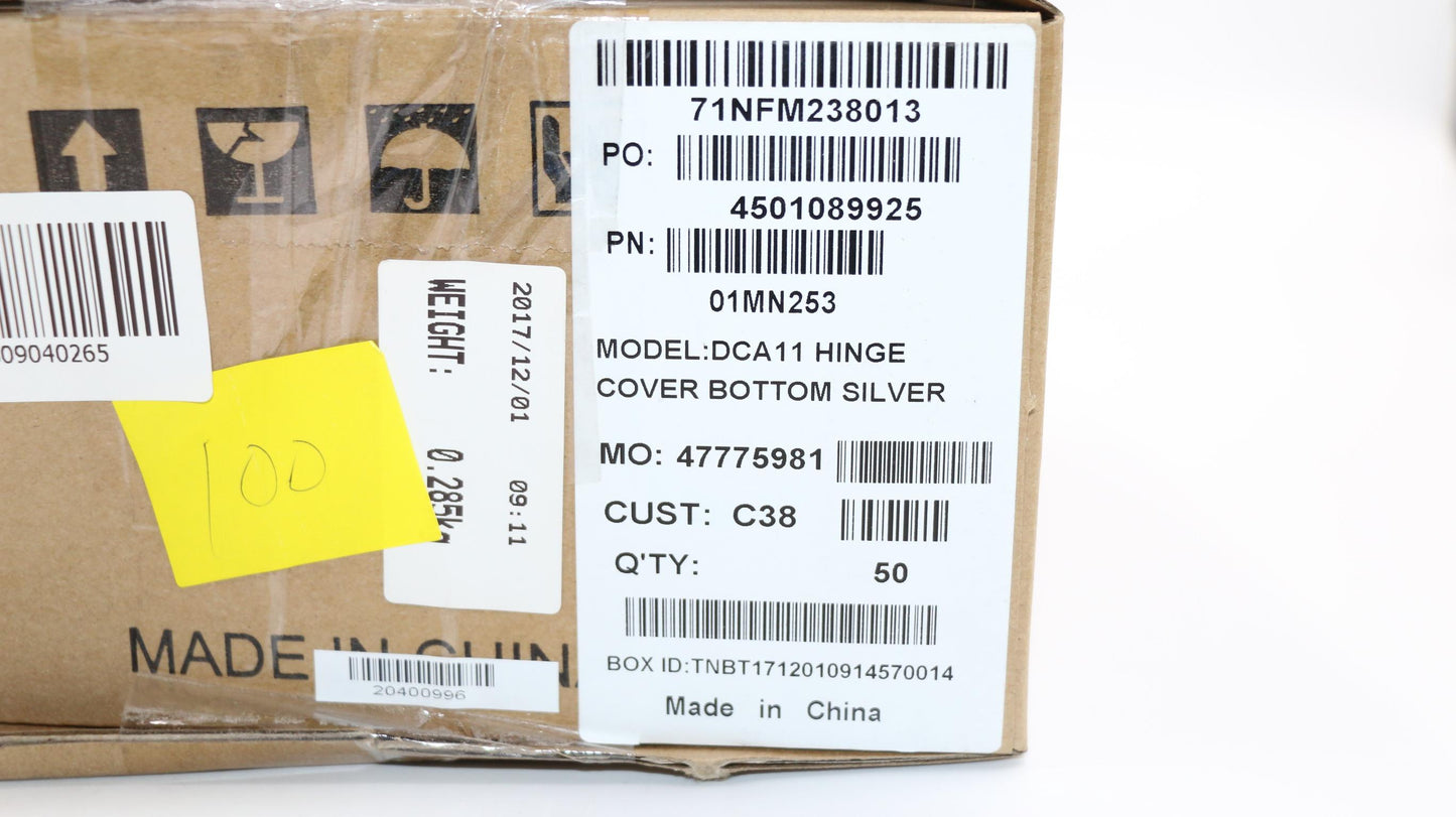 Lenovo Hinge Cover Bottom Silver - 01MN253