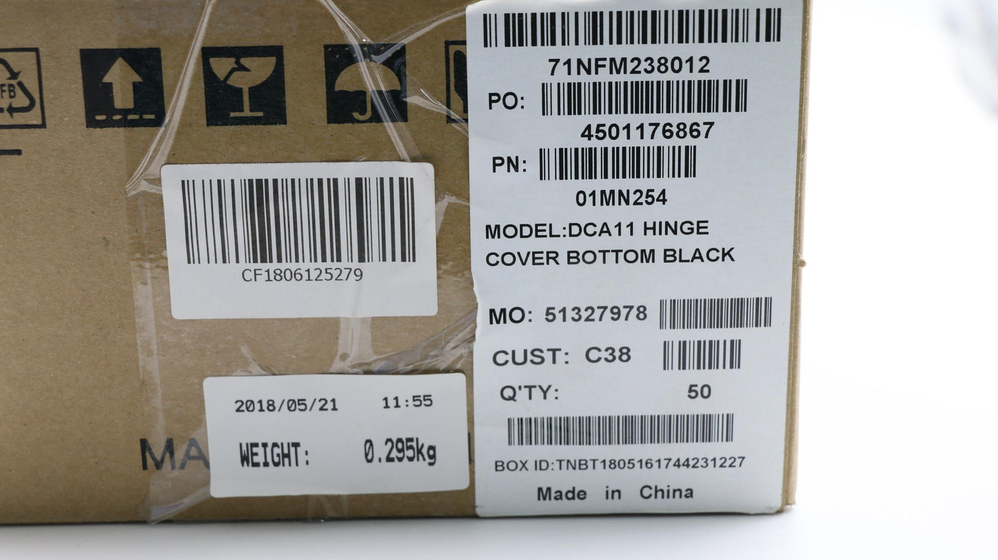 Lenovo Hinge Cover Bottom Black - 01MN254
