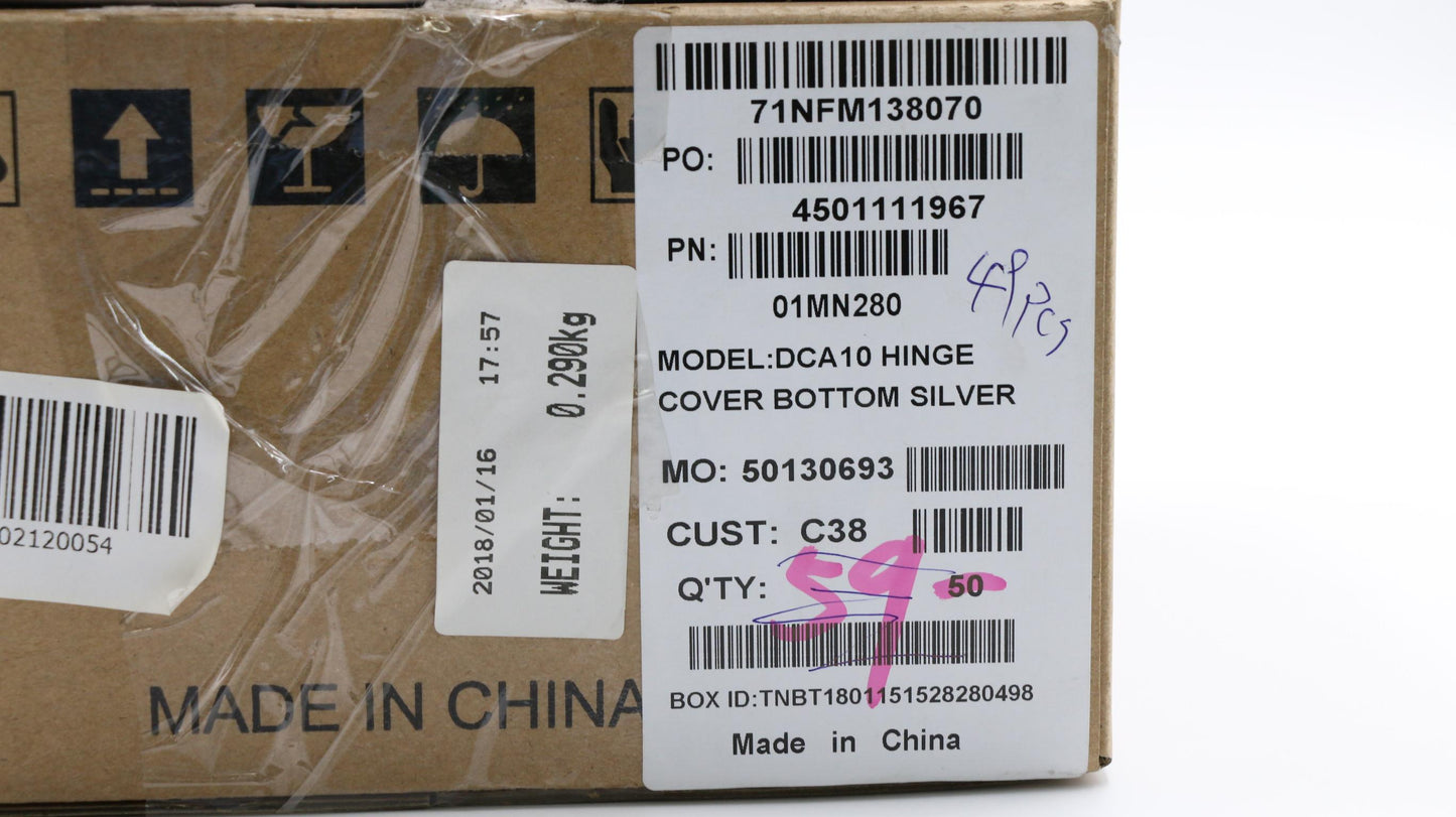 Lenovo Hinge Cover Bottom Silver - 01MN280