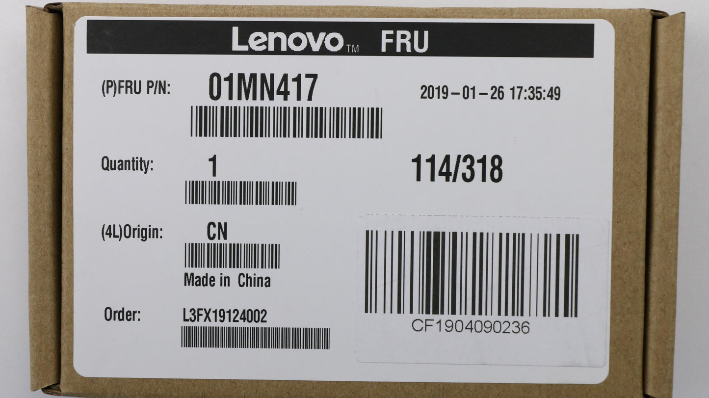 Lenovo 01MN417 Lock Kit Common Keyavc