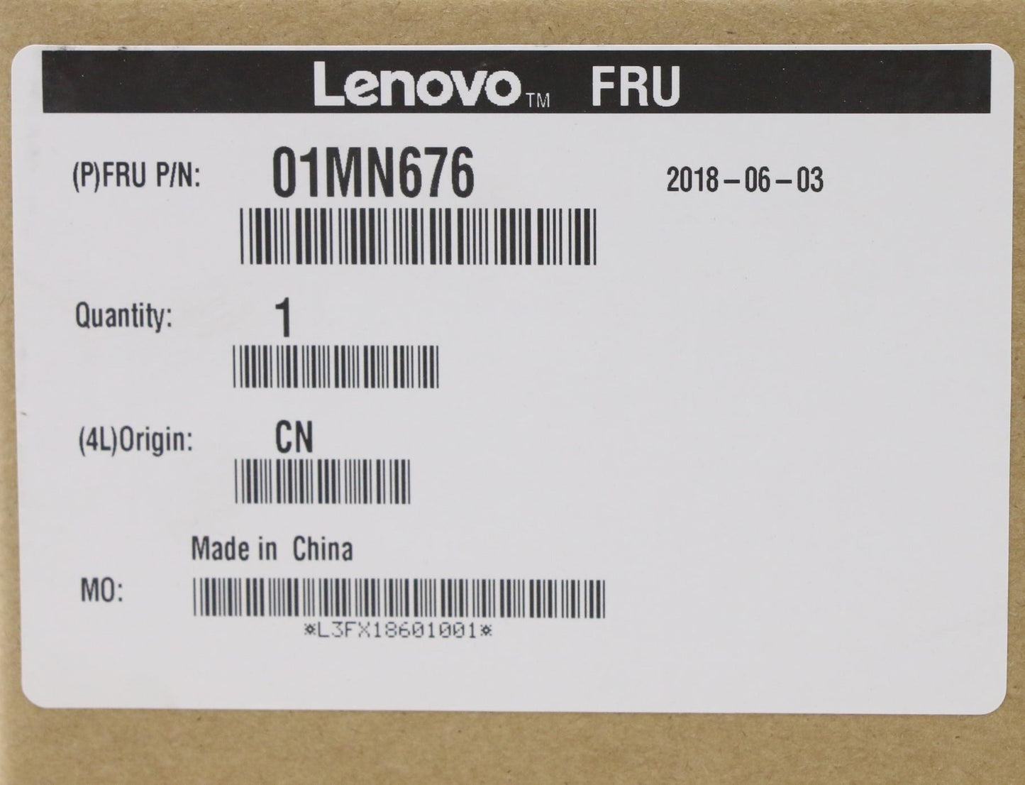 Lenovo Heat Sink If Separate From Fan - 01MN676