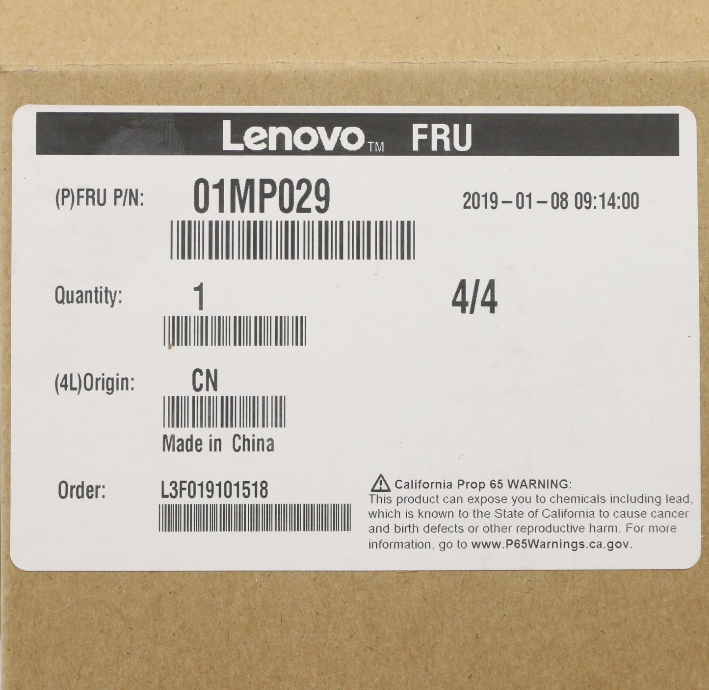 Lenovo 01MP029 Hdd_Asm St 2.5 10K Sas12G 1.8T