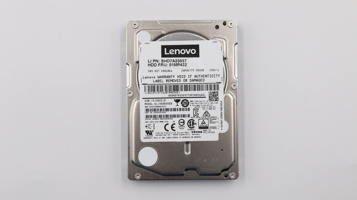 Lenovo Toshiba Al14Sx 2.5 15K 300Gb S - 01MP432