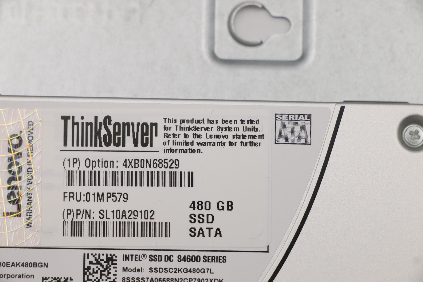 Lenovo Nhs 480Gb 6Gb Sata 2.5-Inch As - 01MP579