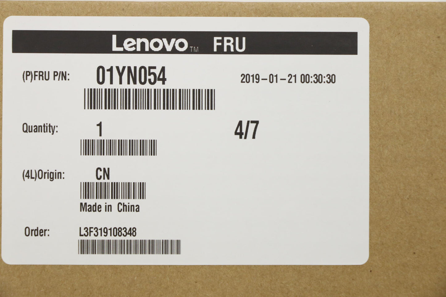 Lenovo 01YN054 Casebasecoverblack