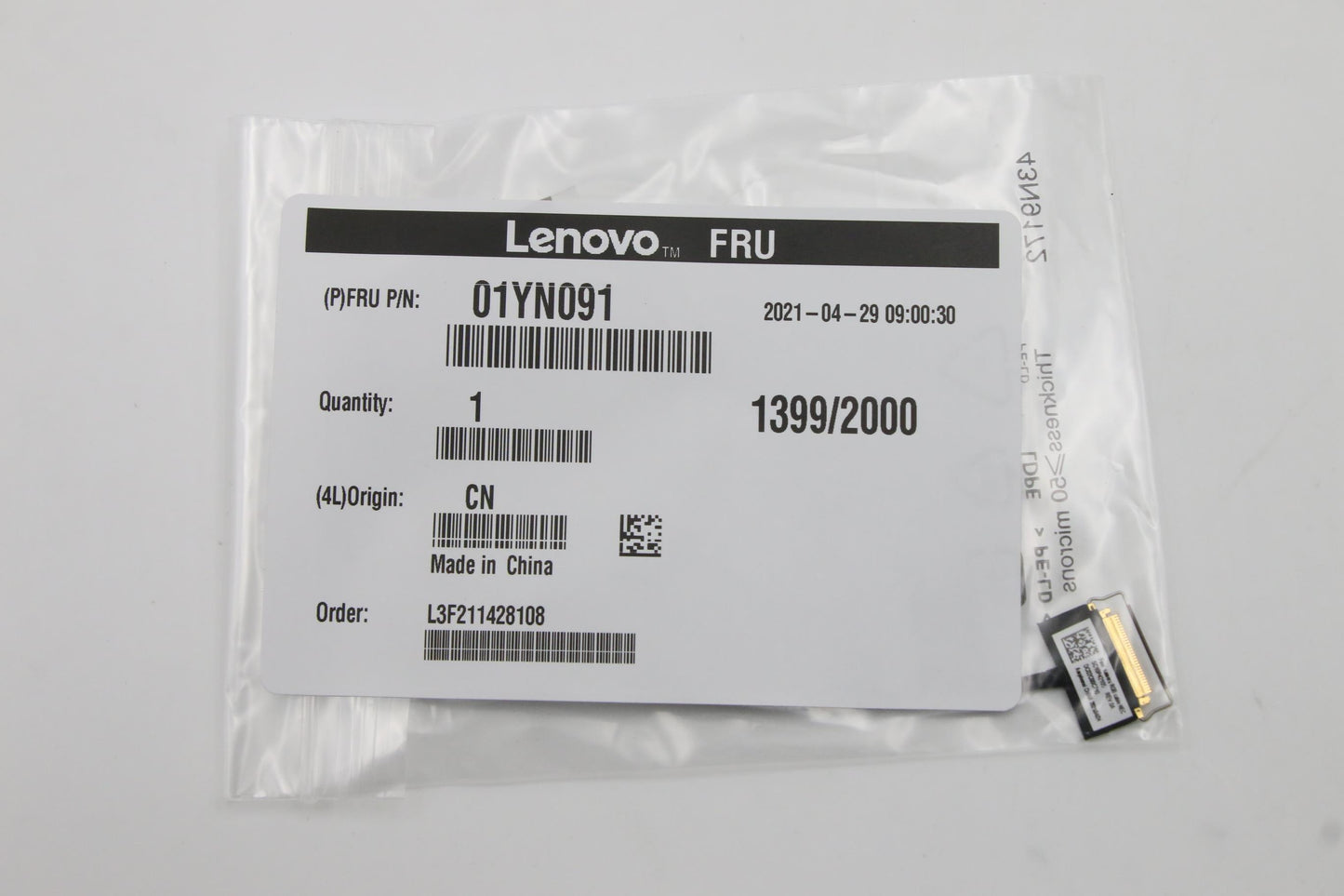 Lenovo Cable Cable Rgb Cameranec - 01YN091