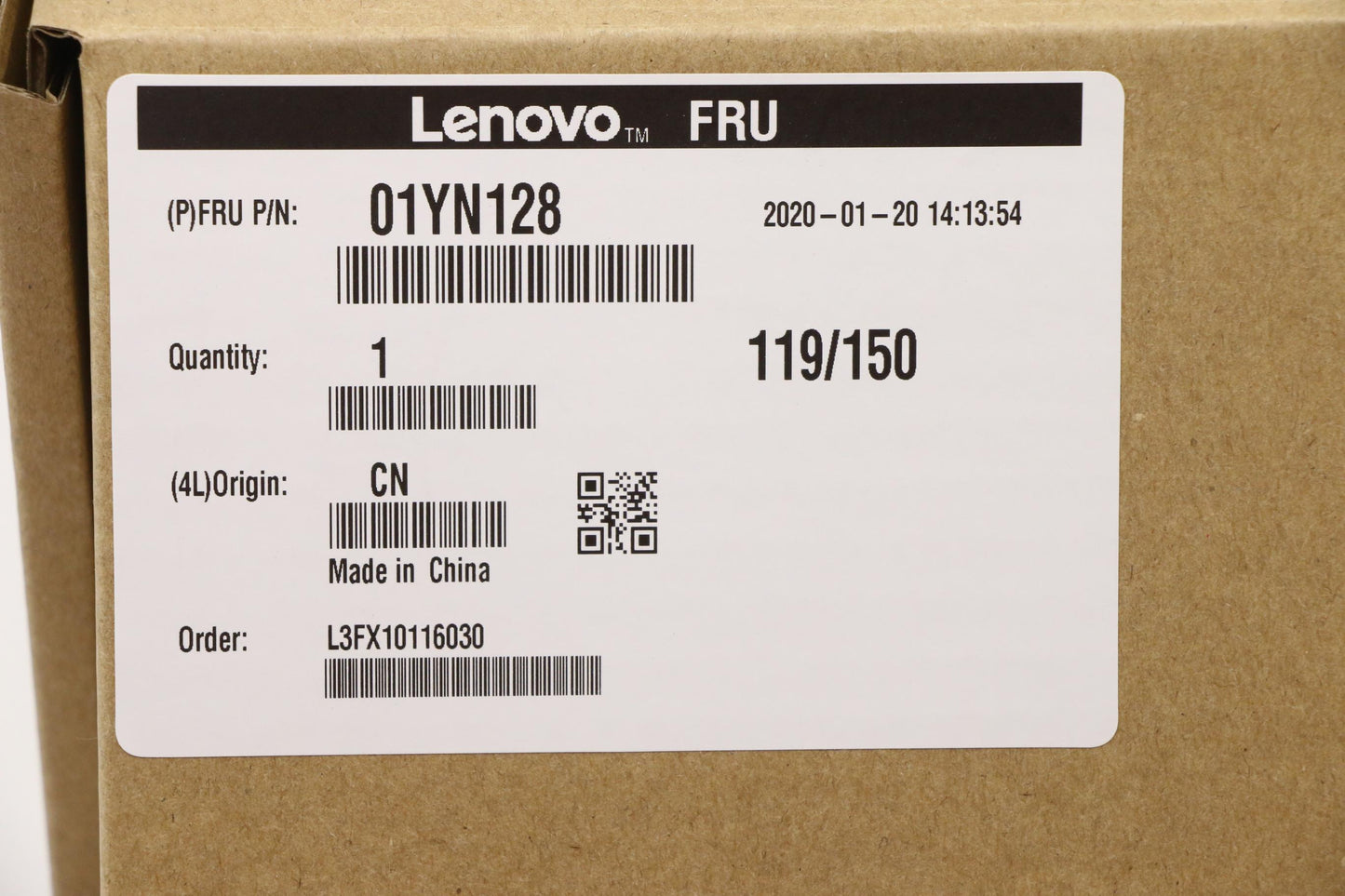 Lenovo (01YN128) 14-Inch WQHD Display, Anti-Glare, IPS Panel