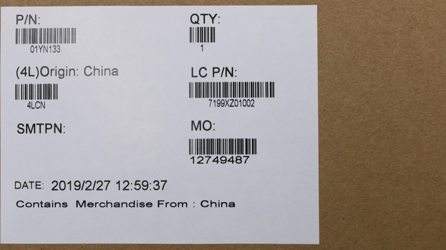Lenovo Inx 15.6 Lcd Screen - 01YN133