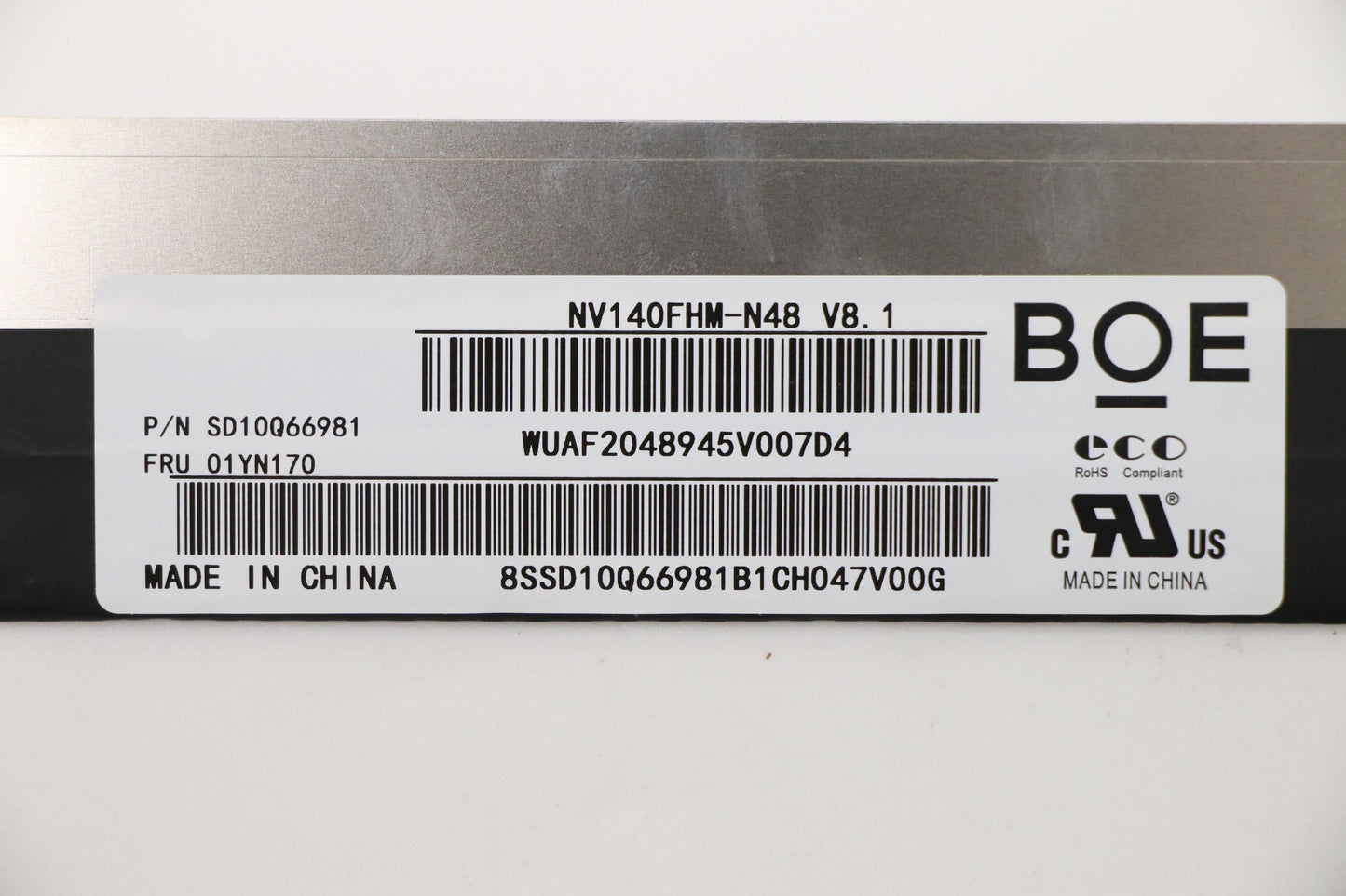 Lenovo Lcd Panel Boe 14.0 Fhd Ag - 01YN170