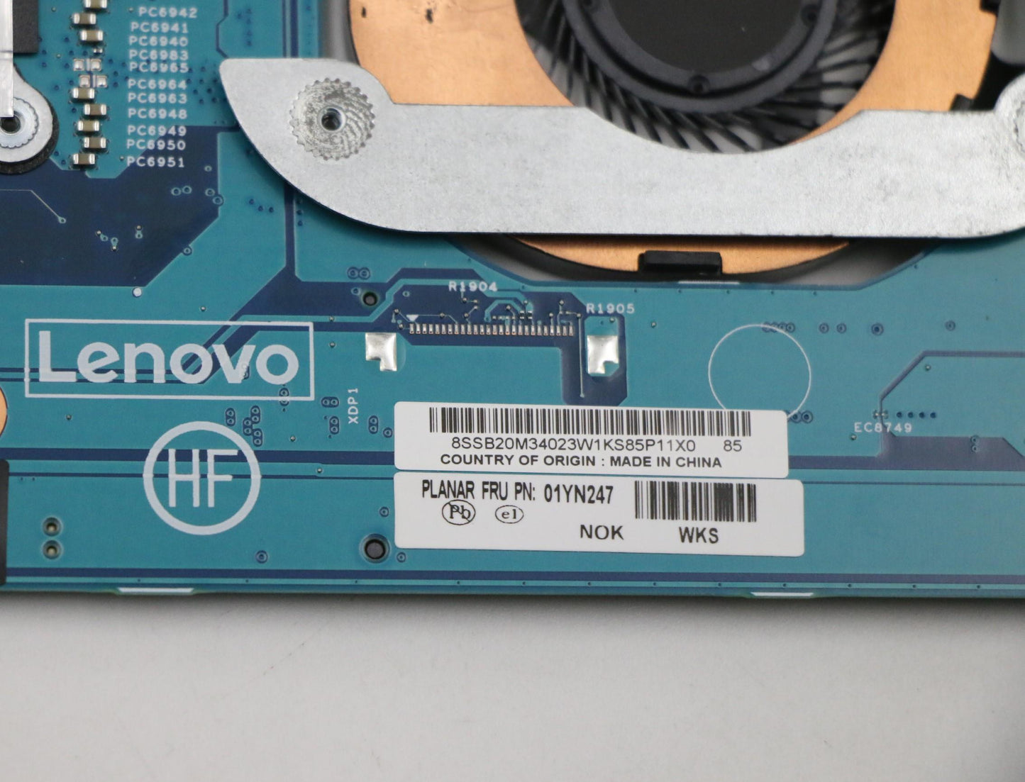 Lenovo 01YN247 Mb Nok I78650U Uhd 16G Ntpm Vp