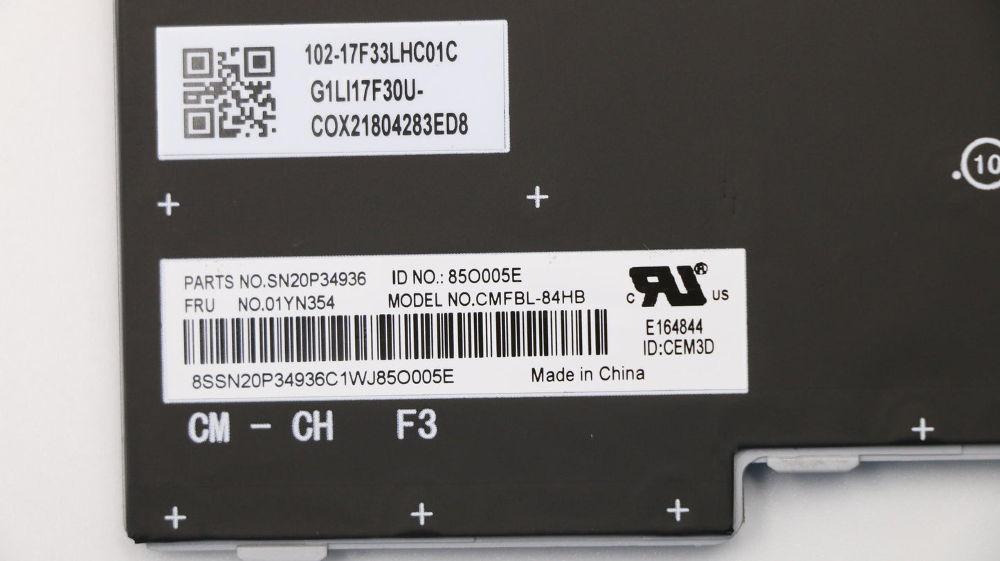 Lenovo 01YN354 Fru Como Flchy Kbbl Sv Il