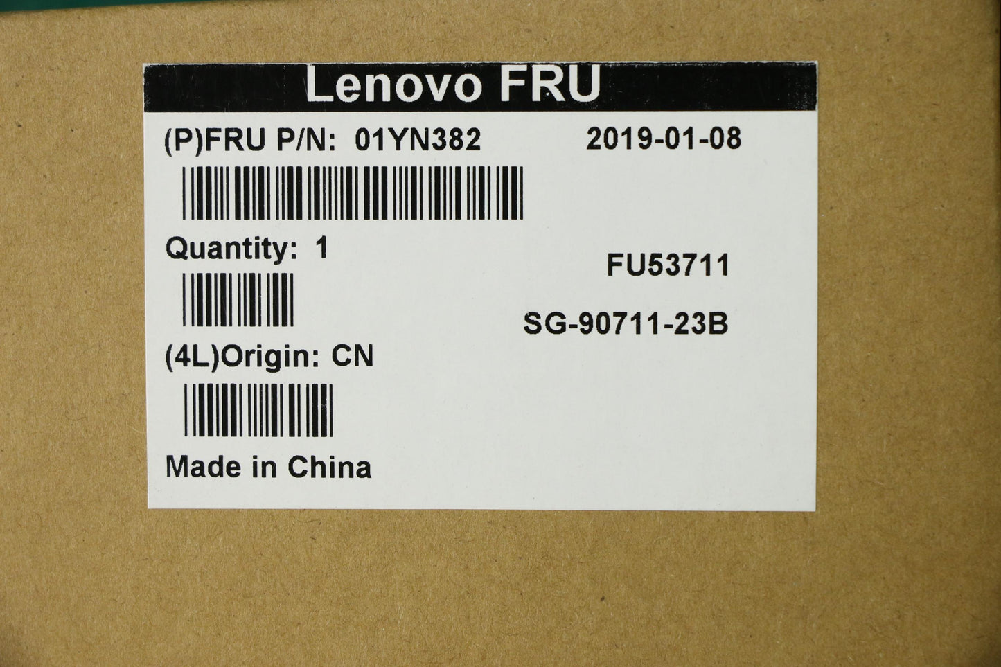 Lenovo 01YN382 Fru Como Fl Ltn Kb Sv Cfr