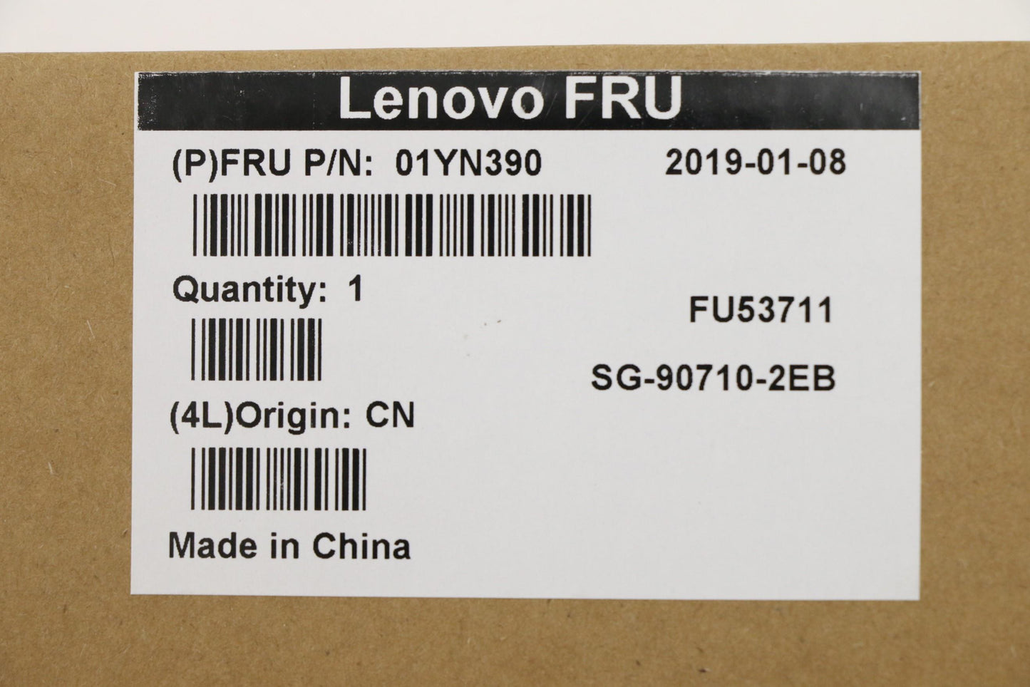 Lenovo 01YN390 Fru Como Fl Ltn Kb Sv Es