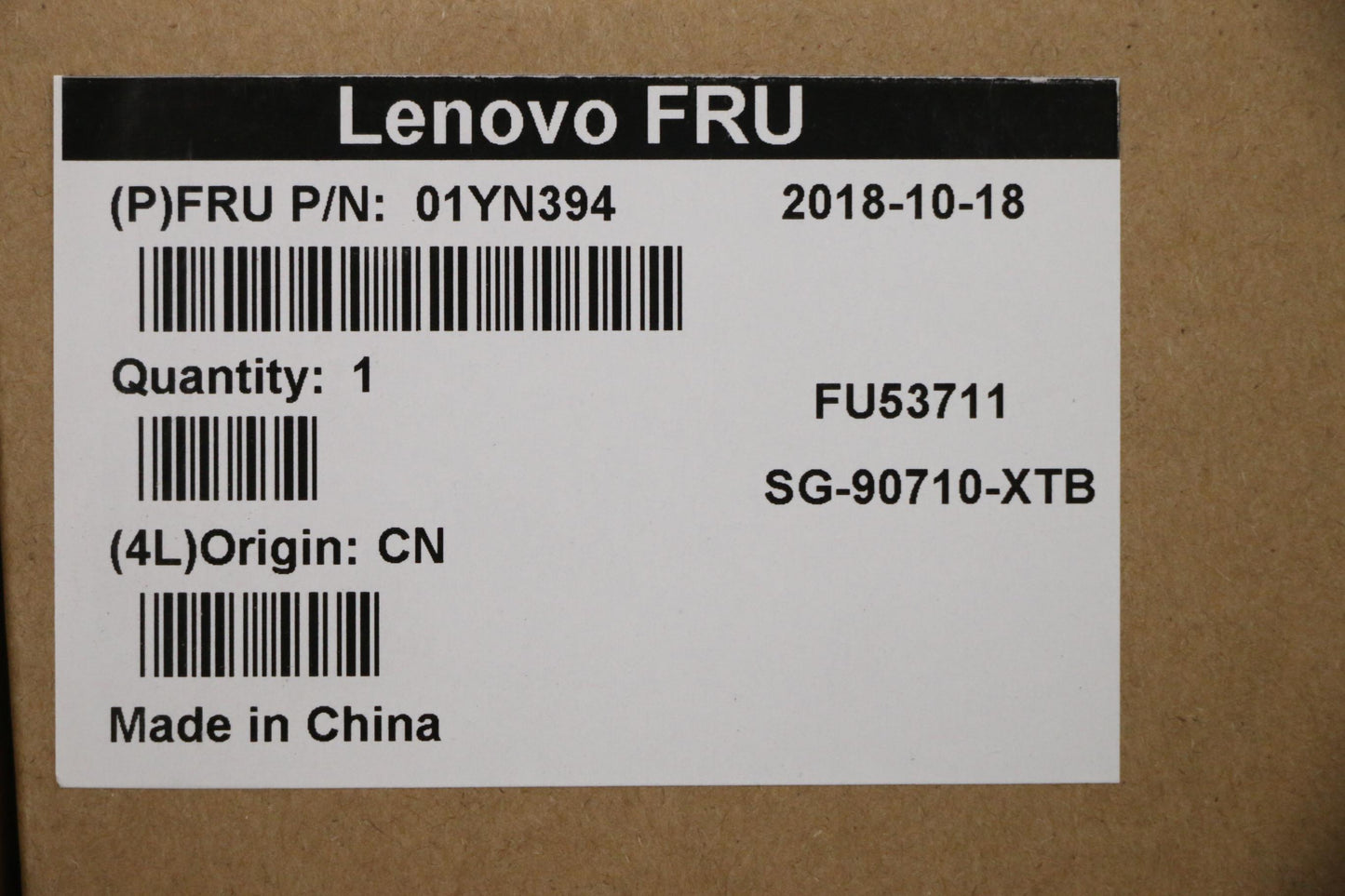 Lenovo 01YN394 Fru Como Fl Ltn Kb Sv Il