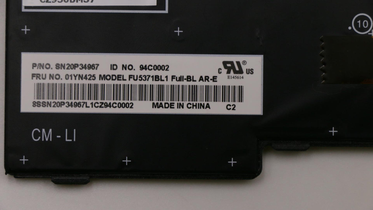 Lenovo 01YN425 Fru Como Fl Ltn Kbbl Sv Ara