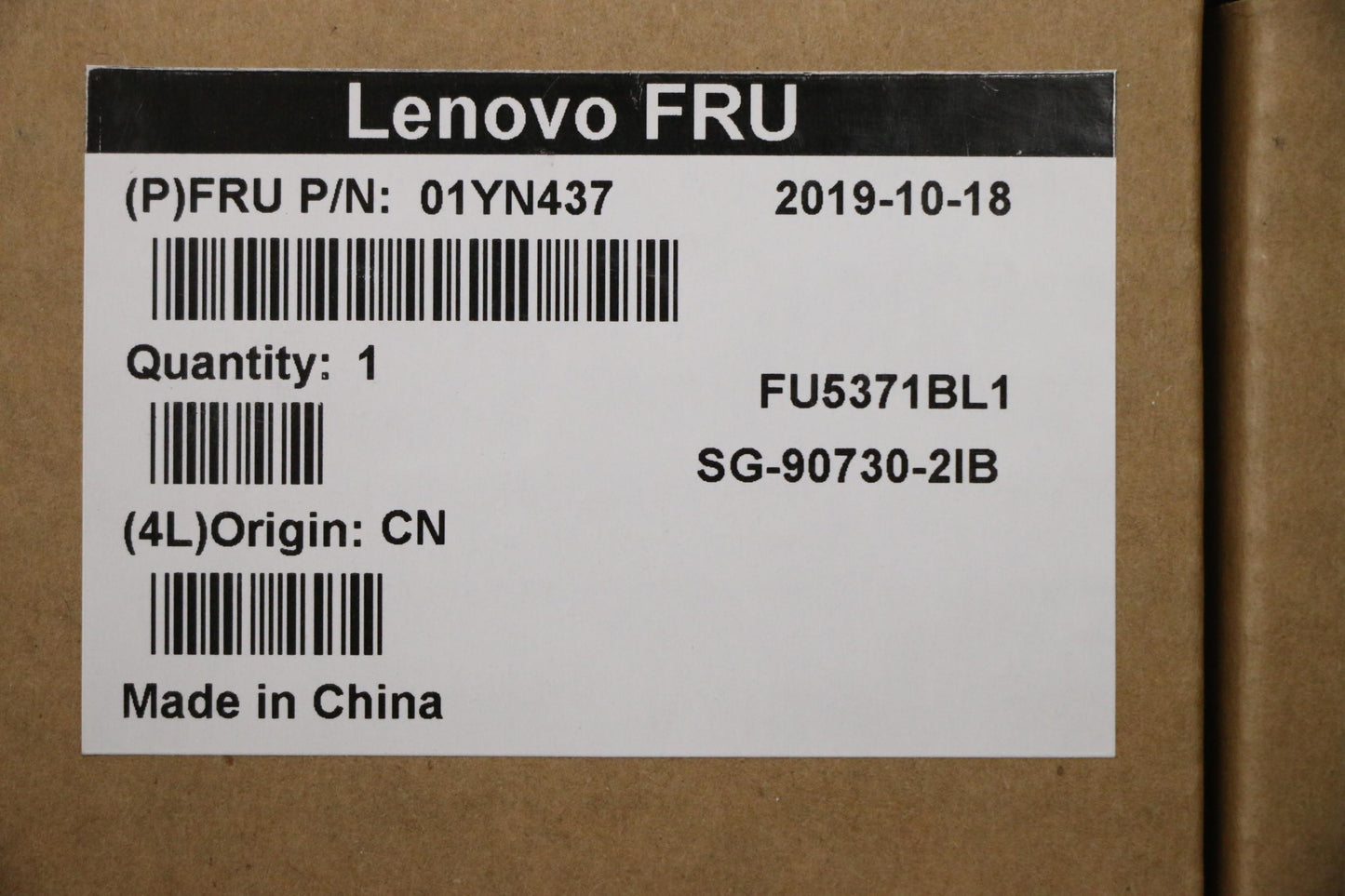 Lenovo 01YN437 Fru Como Fl Ltn Kbbl Sv It