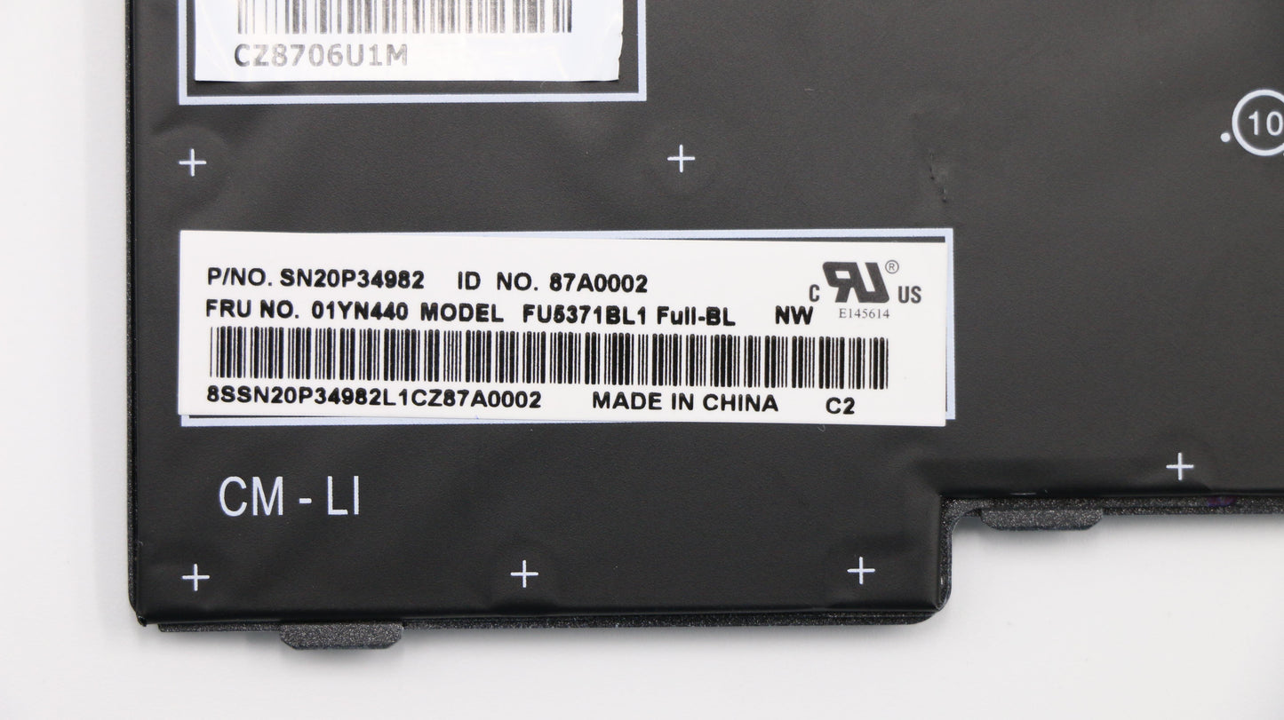 Lenovo 01YN440 Fru Como Fl Ltn Kbbl Sv No