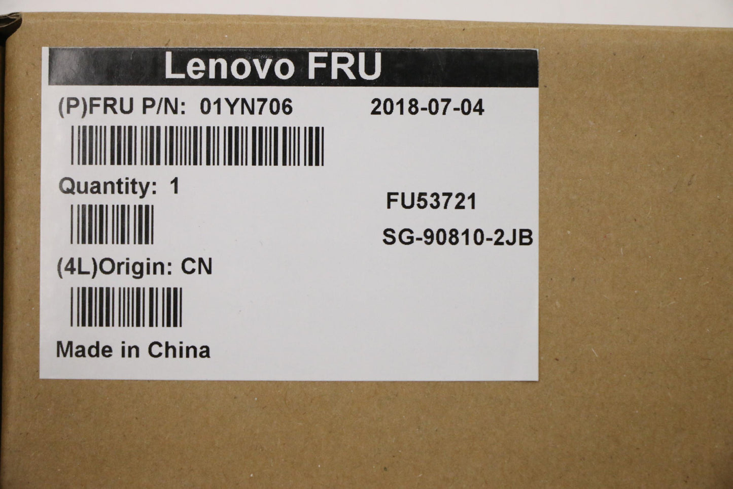 Lenovo 01YN706 Fru Como Nm Ltn Kb Sv Be