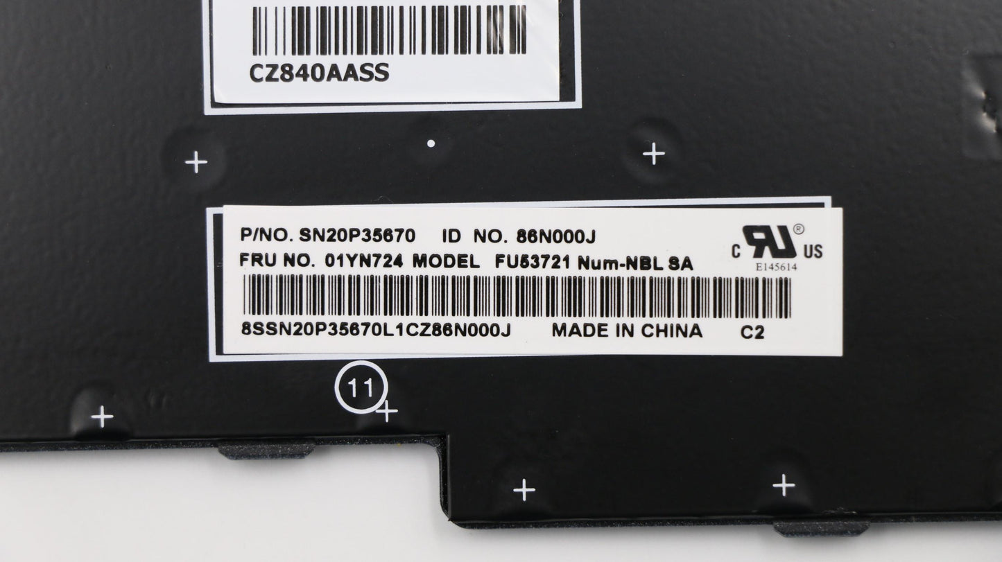 Lenovo 01YN724 Fru Como Nm Ltn Kb Sv Si