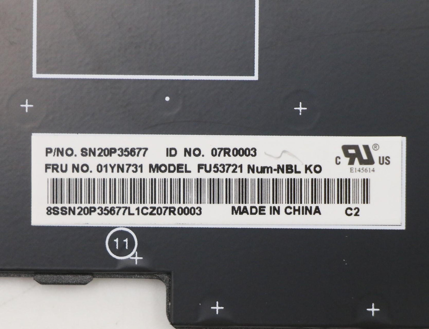 Lenovo 01YN731 Fru Como Nm Ltn Kb Sv Kr