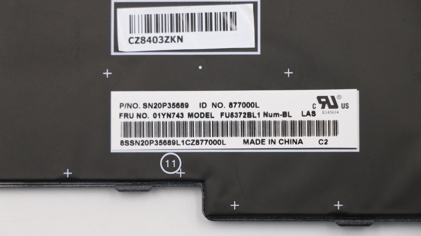 Lenovo 01YN743 Fru Como Nm Ltn Kbbl Sv Las