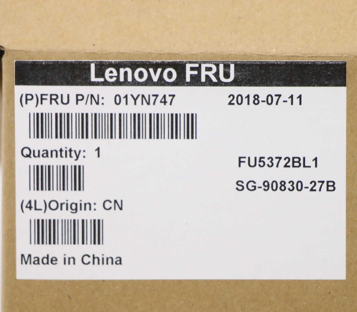 Lenovo 01YN747 Fru Como Nm Ltn Kbbl Sv Bg