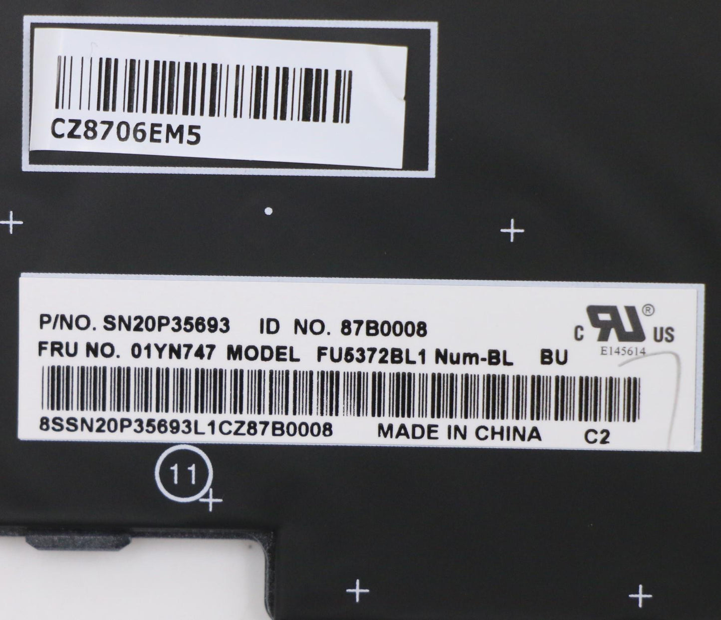 Lenovo 01YN747 Fru Como Nm Ltn Kbbl Sv Bg