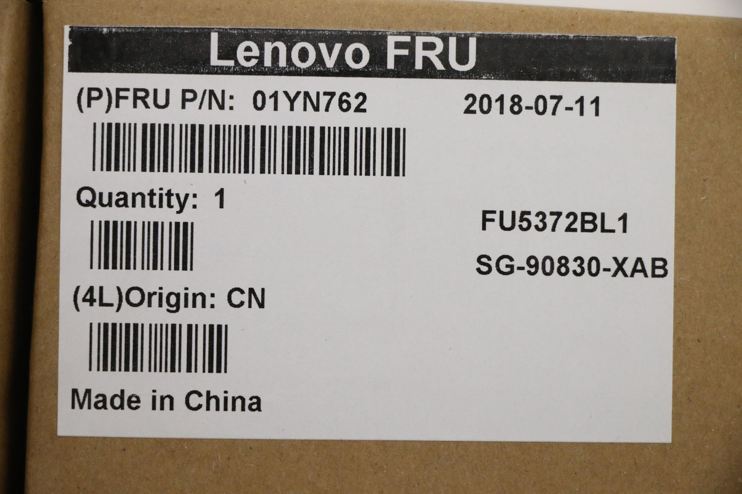 Lenovo 01YN762 Fru Como Nm Ltn Kbbl Sv Ru