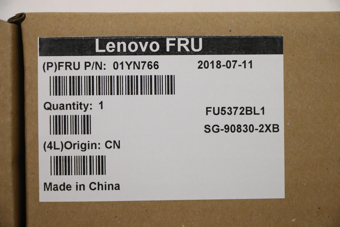 Lenovo 01YN766 Fru Como Nm Ltn Kbbl Sv Ch