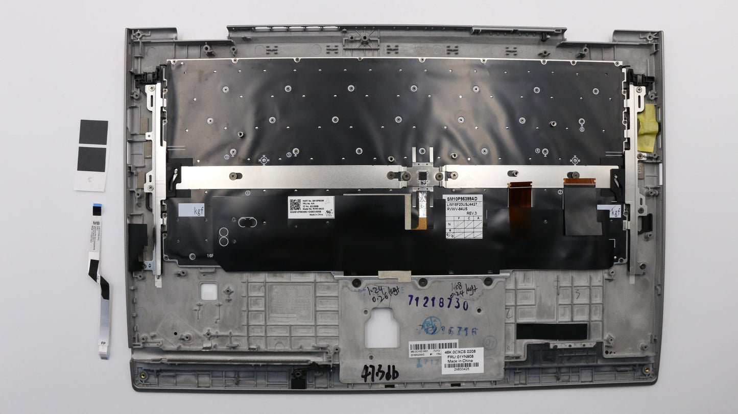 Lenovo 01YN908 Assembly Ccoverslvkbd Uscblchy