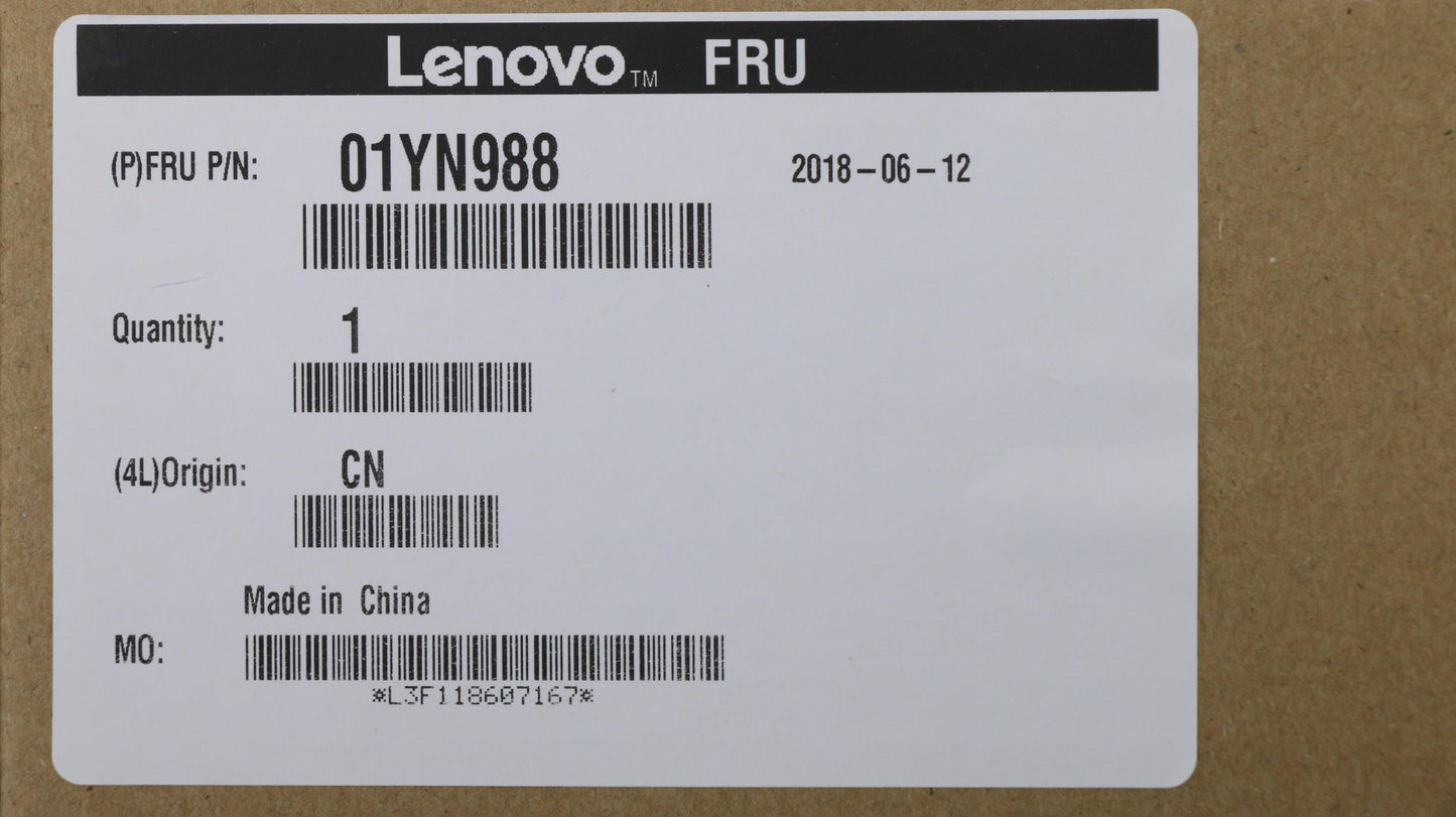 Lenovo 01YN988 Et481 Log Up Assembly Ws Fpr S