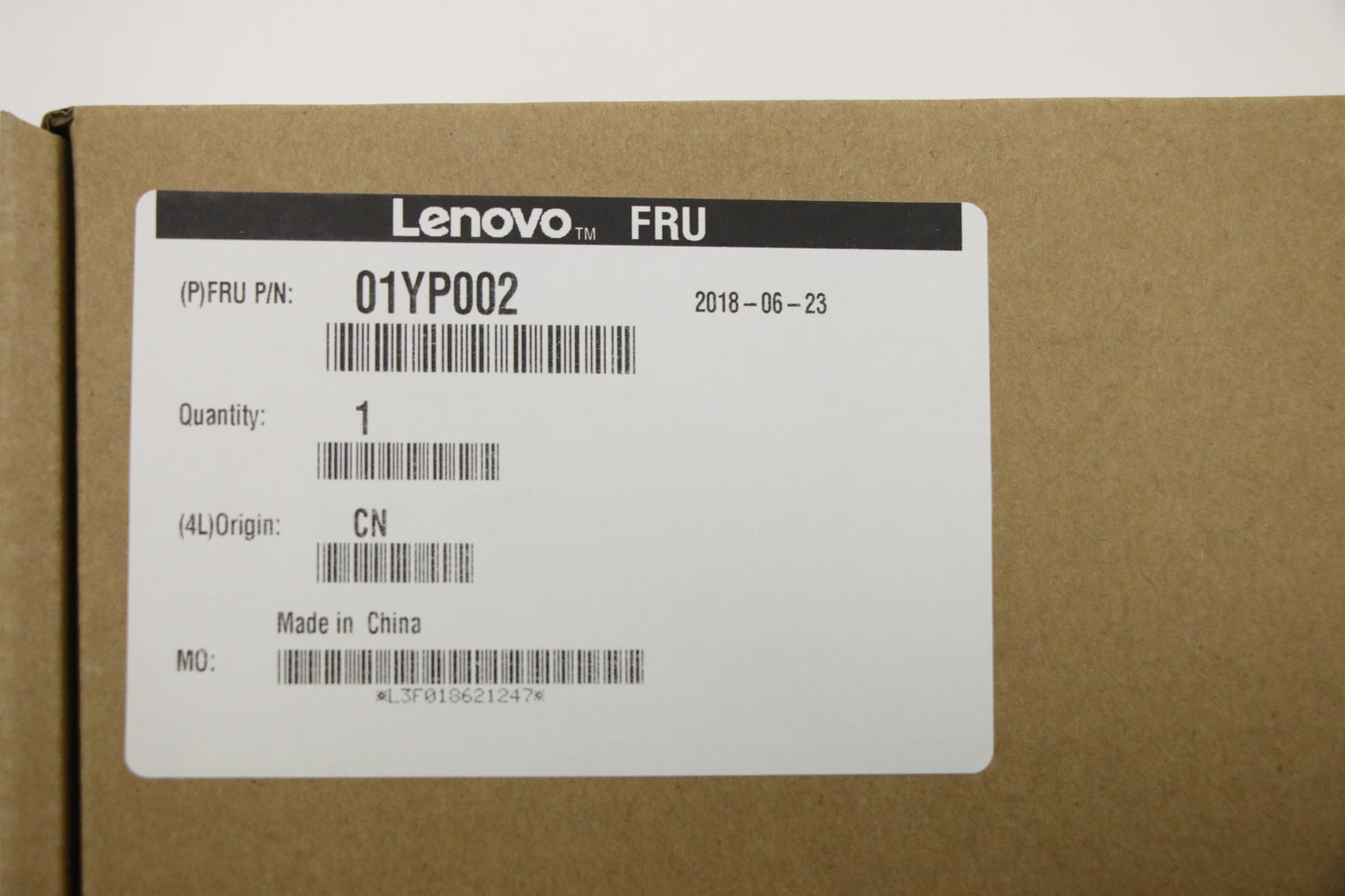 Lenovo 01YP002 Fru Como Skchykbbkcfr